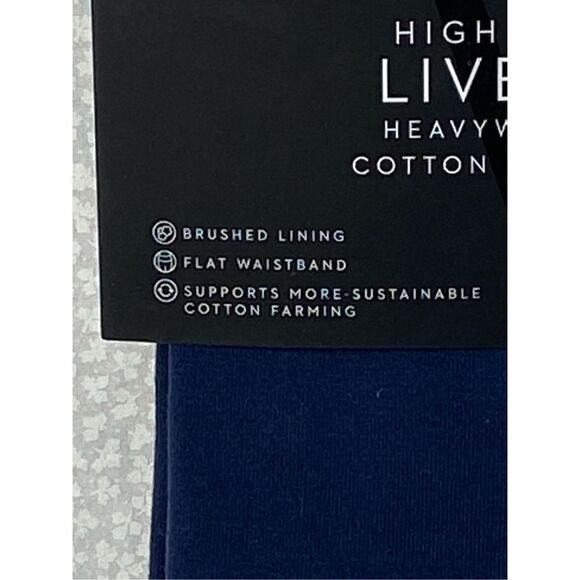 SIMPLY VERA VERA WANG XSmall Navy Cozy Heavyweight Leggings - Picture 4 of 6